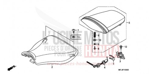 SIEGE CBR600RRA de 2010